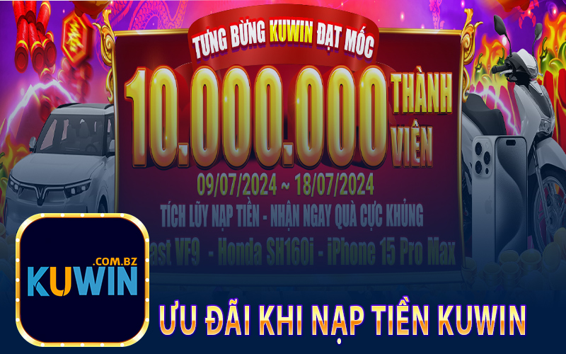 Ưu Đãi Khi Nạp Tiền Kuwin